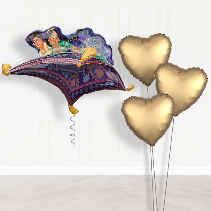 Princess Jasmine Helium Balloon Bouquet