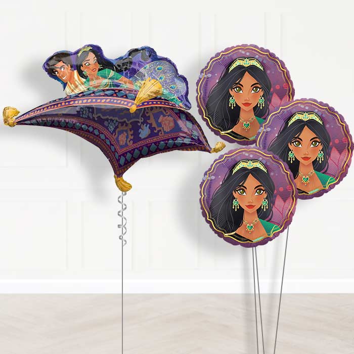 Princess Jasmine Helium Balloon Bouquet