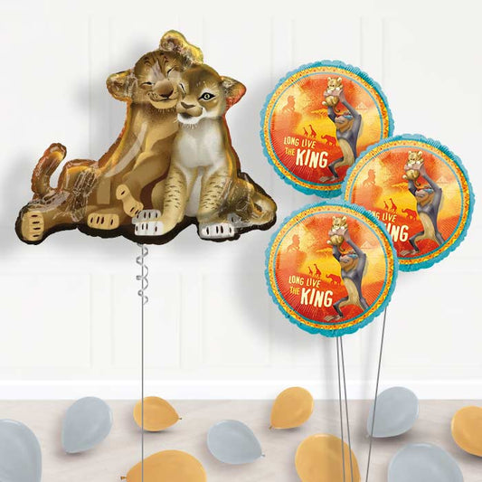 Lion King Balloon Bouquet in a Box - Simba - Themed Bouquet and Latex | Small Indoor Plants