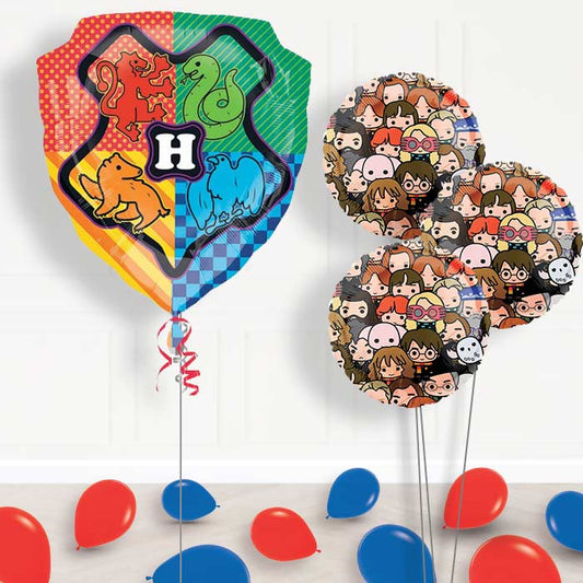 Harry Potter Balloon Bouquet Delivered - Themed Bouquet and Latex | Small Indoor Plants