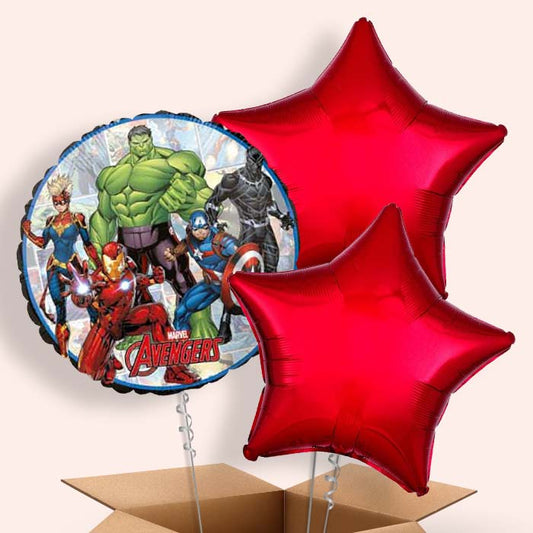 Power Marvel Avengers Balloons in a Box - 3 Balloon | Small Indoor Plants