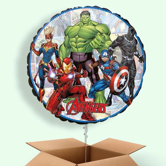 Power Marvel Avengers Balloons in a Box - 1 Balloon | Small Indoor Plants