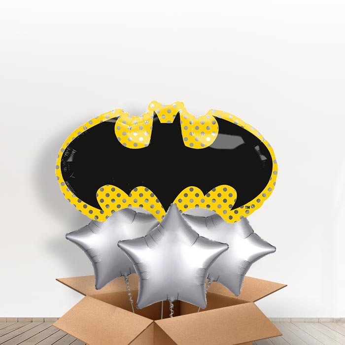 Batman Balloon in a Box Logo - With 3 Plain Balloons | Small Indoor Plants