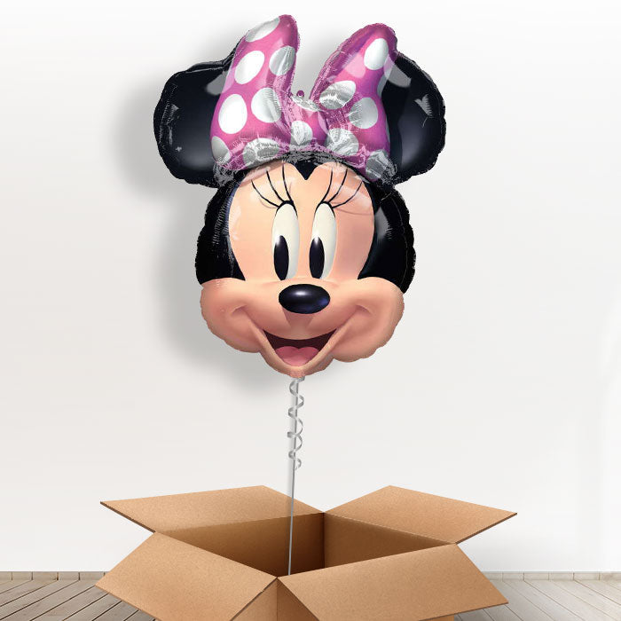 Minnie Mouse Head Balloon in a Box - Giant Balloon | Small Indoor Plants