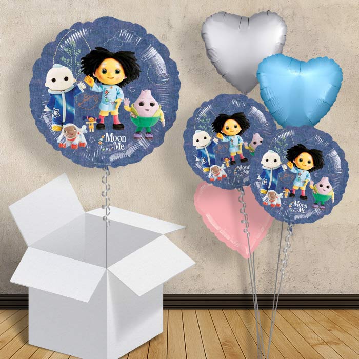 Moon and Me Balloon in a Box - 1 Balloon | Small Indoor Plants
