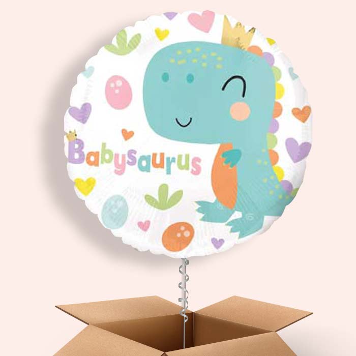 Babysaurus Balloon in a Box - 1 Balloon | Small Indoor Plants