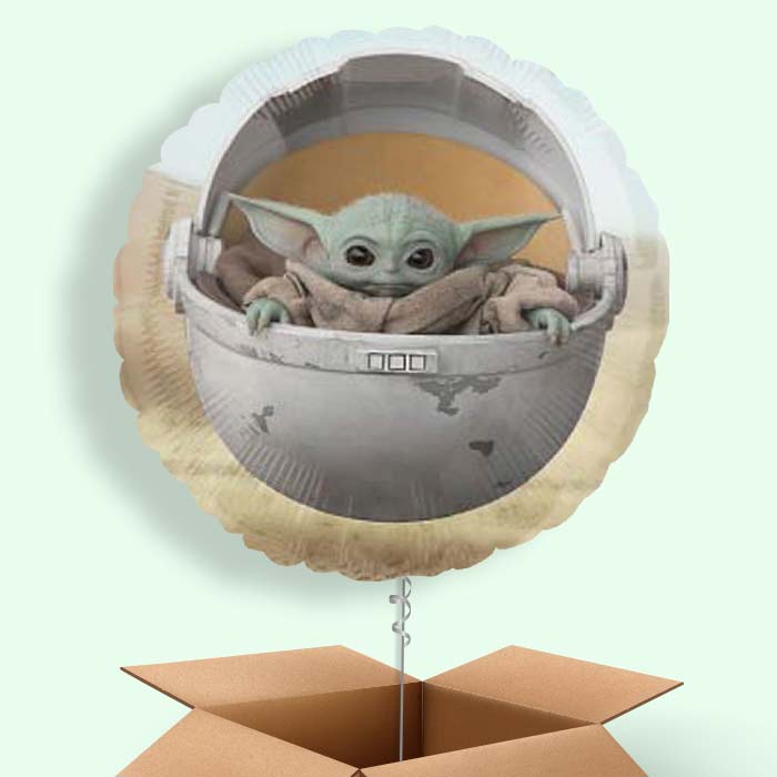 Mandalorian Balloons in a Box Delivered - 1 Balloon | Small Indoor Plants