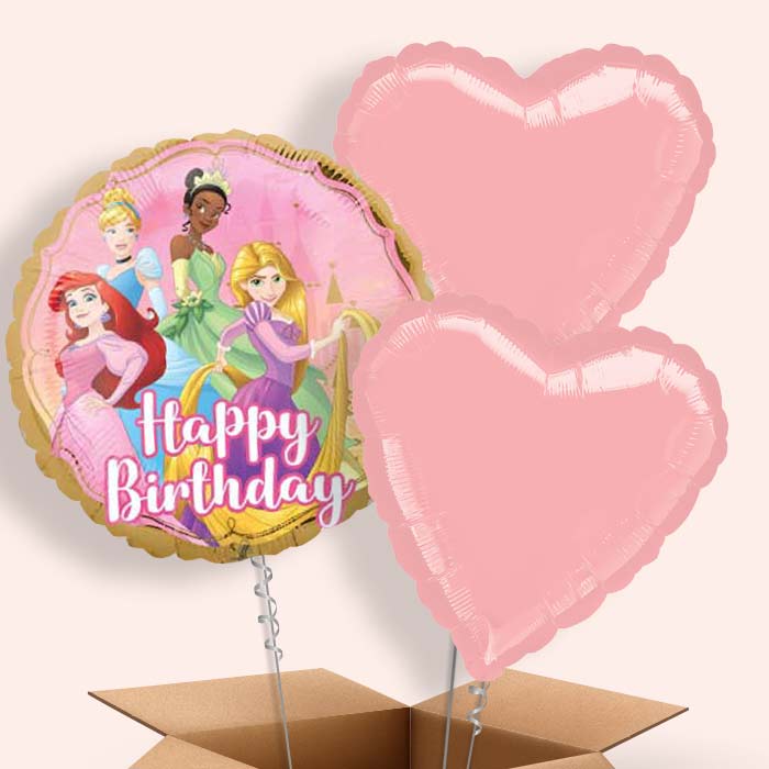 Disney Princess Birthday Balloon in a Box - 3 Balloon | Small Indoor Plants