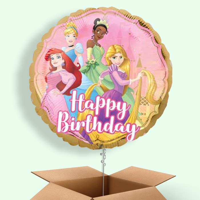 Disney Princess Birthday Balloon in a Box - 1 Balloon | Small Indoor Plants