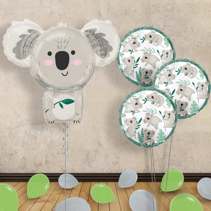 Koala Inflated Helium Balloons Delivered