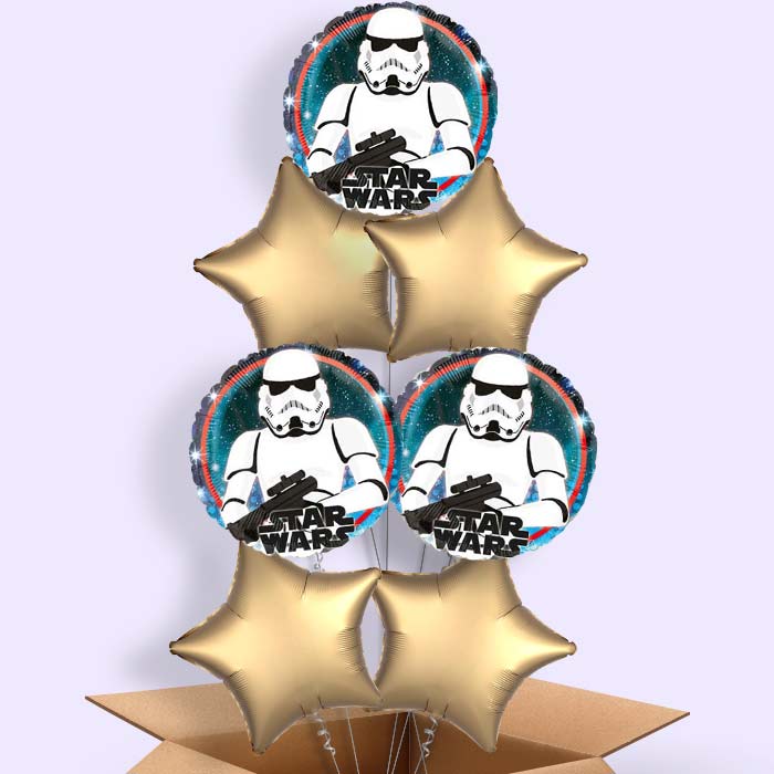 Storm Trooper Helium Balloon in a Box Gift - 7 Balloon | Small Indoor Plants