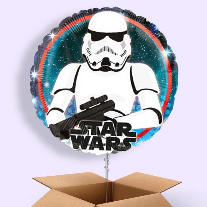 Storm Trooper Helium Balloon in a Box Gift - 1 Balloon | Small Indoor Plants