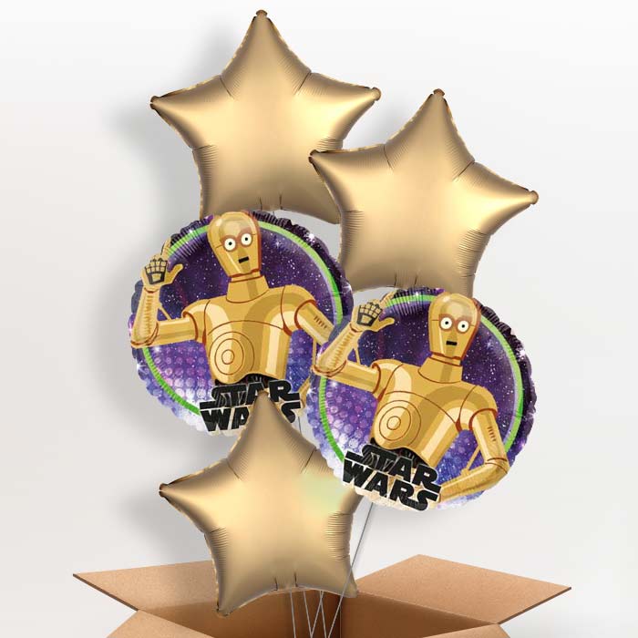 Star Wars C-3PO Balloon in a Box - 5 Balloon | Small Indoor Plants