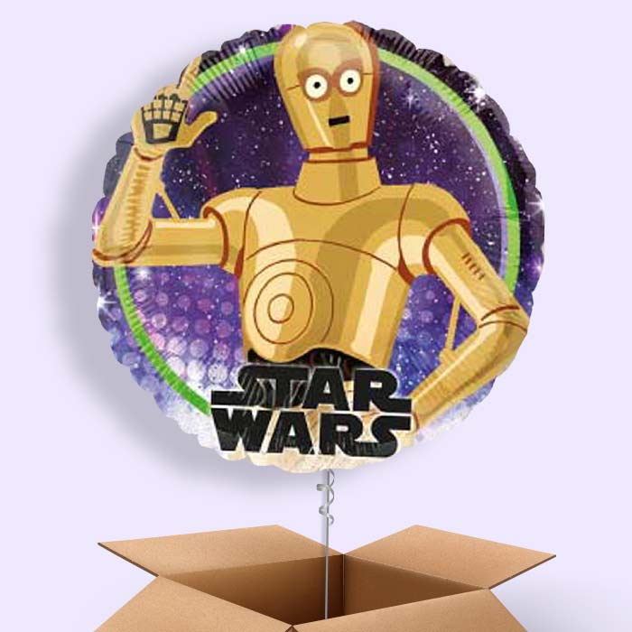 Star Wars C-3PO Balloon in a Box - 1 Balloon | Small Indoor Plants
