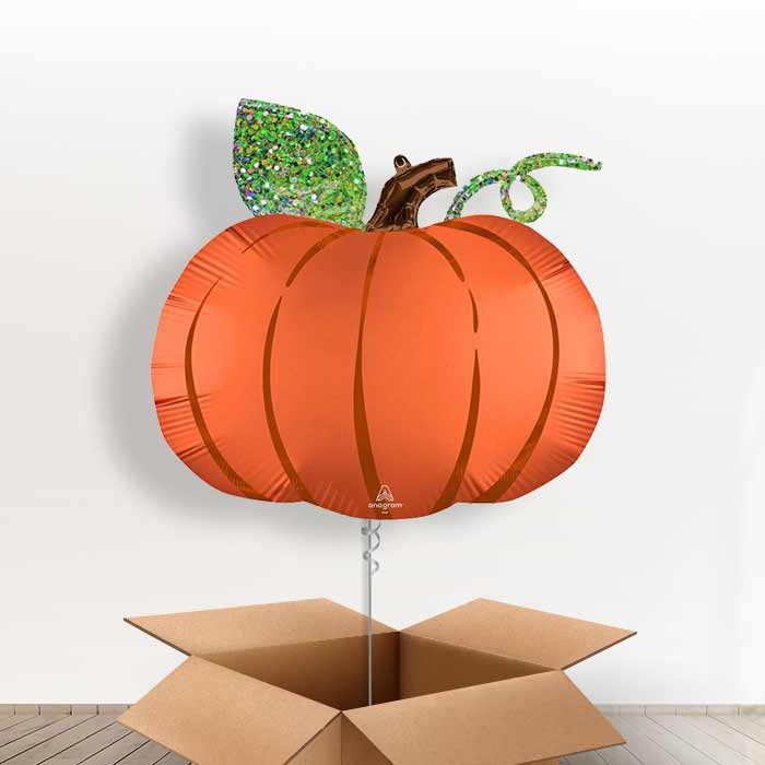 Giant Pumpkin Balloons in a Box Gift