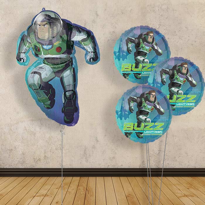 Buzz Lightyear Inflated Helium Balloons Delivered