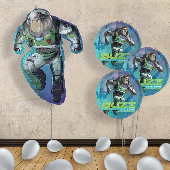 Buzz Lightyear Inflated Helium Balloons Delivered