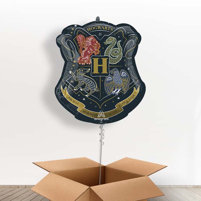 Harry Potter Hogwarts Crest Foil Balloon in a Box - Giant Balloon | Small Indoor Plants