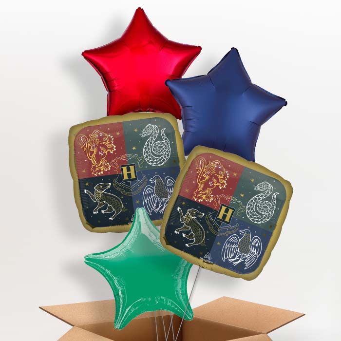 Harry Potter Hogwarts Crest Balloon in a Box - 5 Balloon | Small Indoor Plants