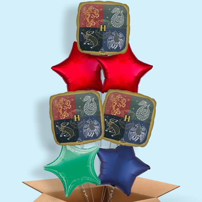 Harry Potter Hogwarts Crest Balloon in a Box - 7 Balloon | Small Indoor Plants