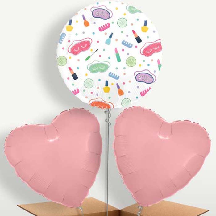 Make Up Balloon Bunches inflated with Helium | Small Indoor Plants