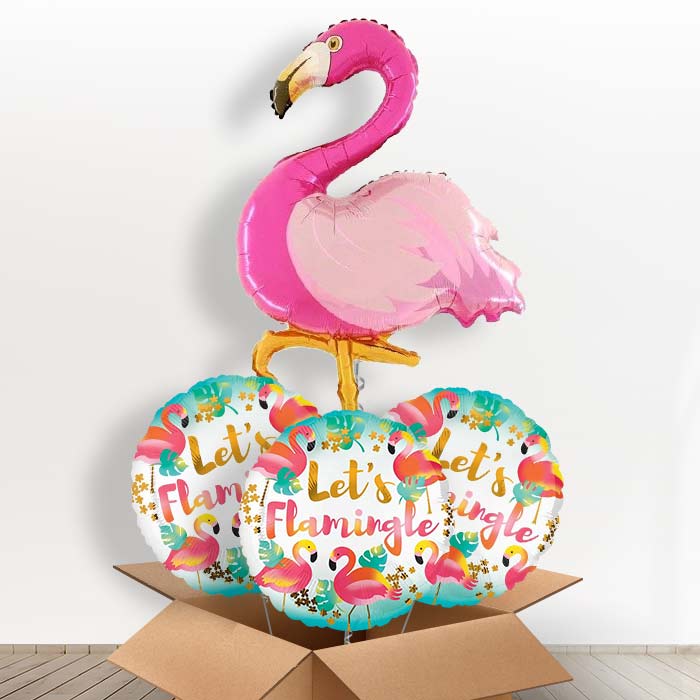 Giant Flamingo Balloon in a Box
