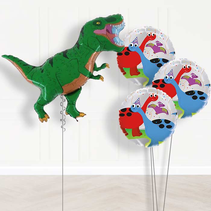 Green T-Rex Dinosaur Balloon Displays