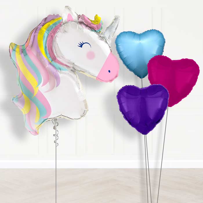 Pastel Unicorn Bouquet Balloons in a Box