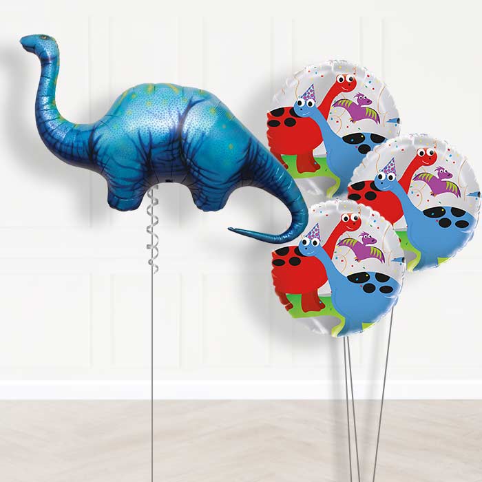 Apatosaurus Dinosaur Helium Balloons in a Box