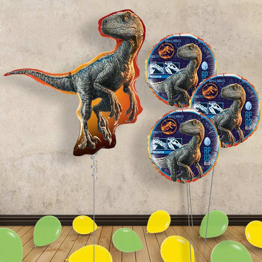Jurassic World Balloon Bouquet in a Box - Themed Bouquet and Latex | Small Indoor Plants