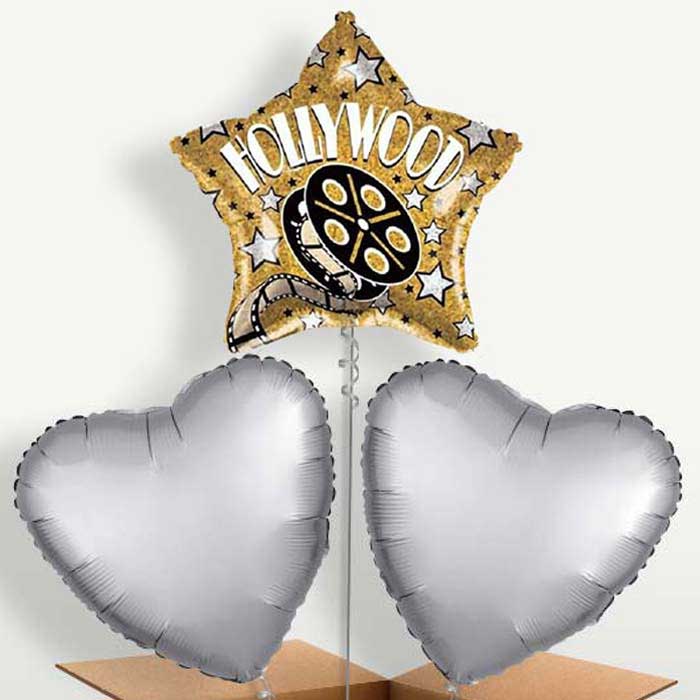 Hollywood Balloons in a Bunch Inflated with Helium | Small Indoor Plants