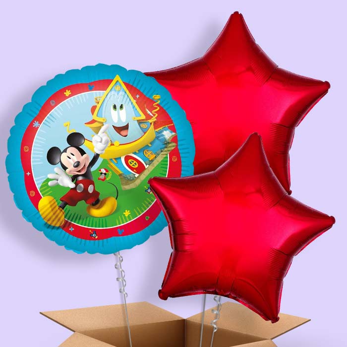 Mickey Mouse Rock the House Foil Balloon in a Box - 3 Balloon | Small Indoor Plants