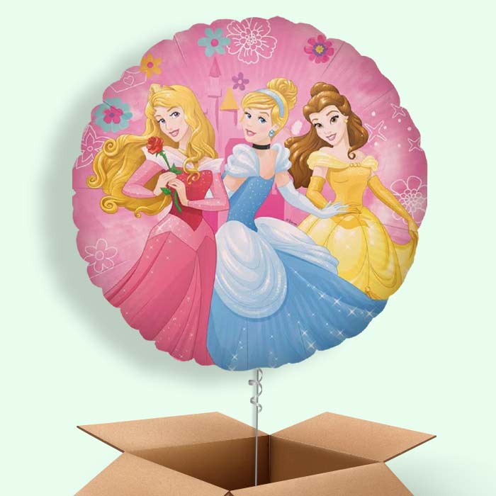 Disney Ariel, Belle and Cinderella Foil Balloon in a Box - 1 Balloon | Small Indoor Plants
