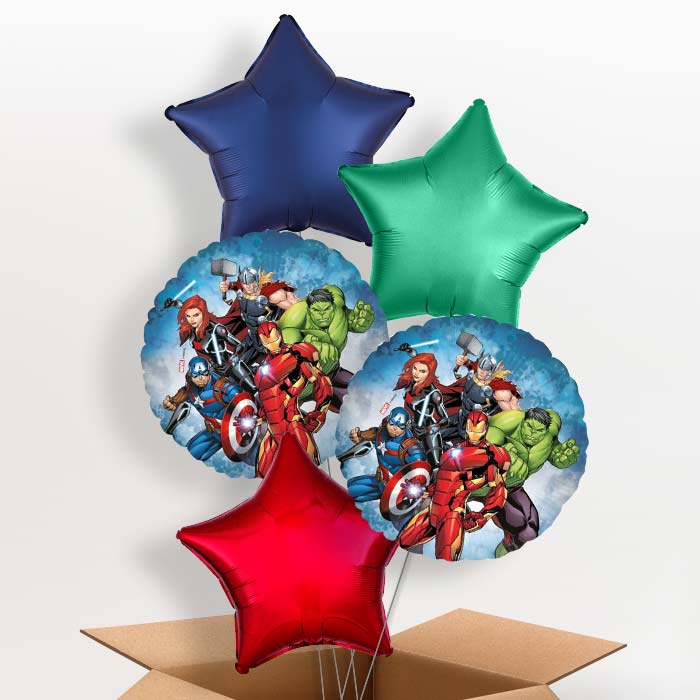 Avenger Infinity Stones Foil Balloon in a Box - 5 Balloon | Small Indoor Plants