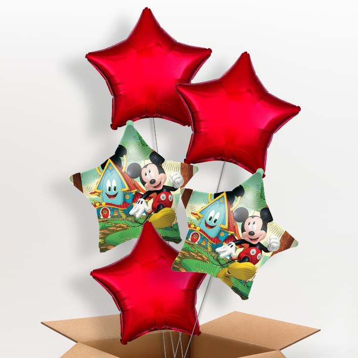 Mickey Mouse Rock the House Star Foil Balloon in a Box - 5 Balloon | Small Indoor Plants