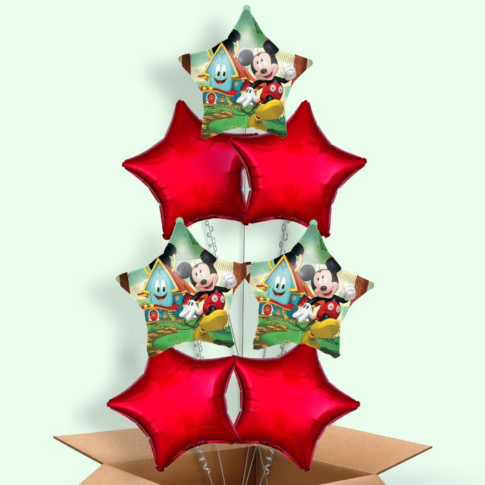 Mickey Mouse Rock the House Star Foil Balloon in a Box - 7 Balloon | Small Indoor Plants