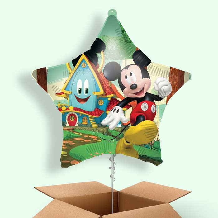 Mickey Mouse Rock the House Star Foil Balloon in a Box - 1 Balloon | Small Indoor Plants