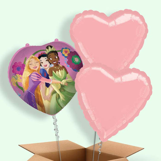 Disney Snow White, Rapunzel and Tiana Foil Balloon in a Box - 3 Balloon | Small Indoor Plants