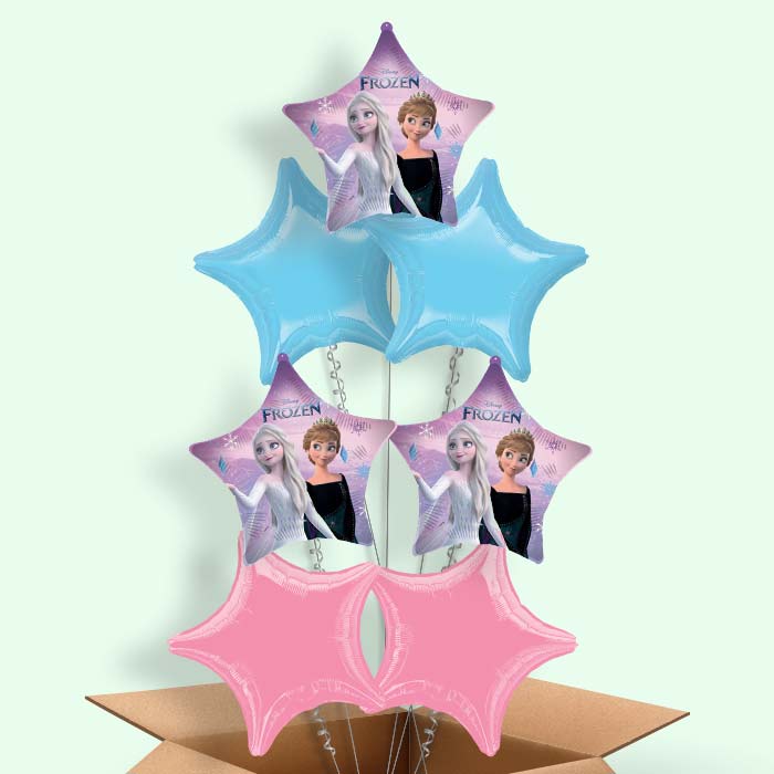 Frozen Wind Spirit Star Foil Balloon in a Box - 7 Balloon | Small Indoor Plants