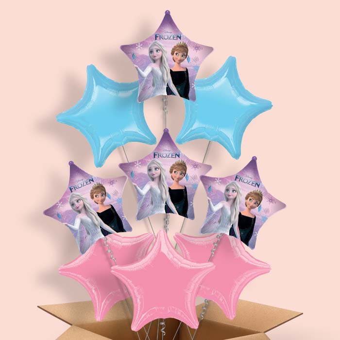 Frozen Wind Spirit Star Foil Balloon in a Box - 9 Balloon | Small Indoor Plants