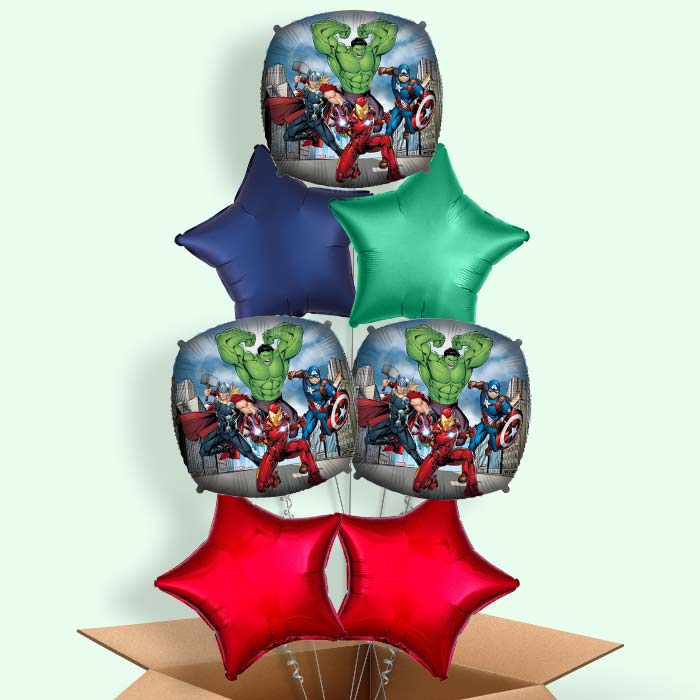 Avengers Square Foil Balloon in a Box - 7 Balloon | Small Indoor Plants
