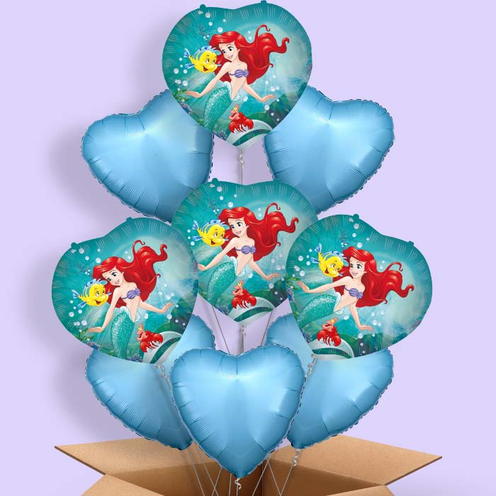 Ariel Little Mermaid Balloon in a Box - 9 Balloon | Small Indoor Plants