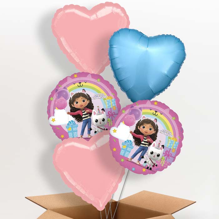 Gabby’s Dollhouse Foil Balloon in a Box - 5 Balloon | Small Indoor Plants