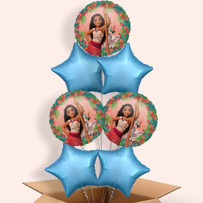 Moana Balloon in a Box - 7 Balloon | Small Indoor Plants