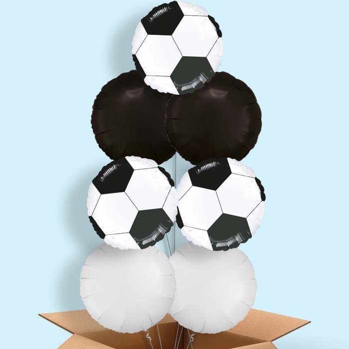 Black Football Balloon in a Box - 7 Balloon | Small Indoor Plants