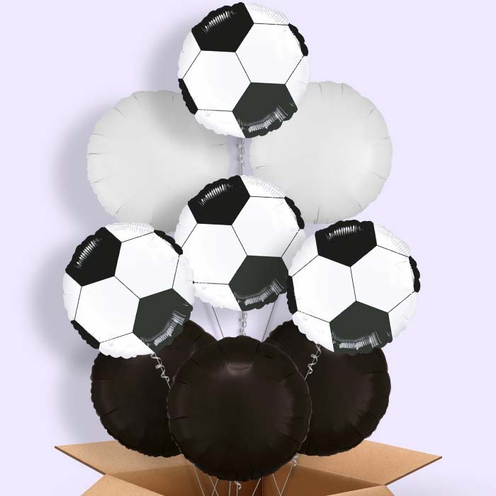 Black Football Balloon in a Box - 9 Balloon | Small Indoor Plants