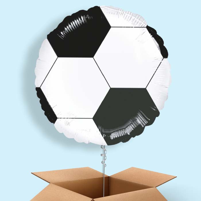 Black Football Balloon in a Box - 1 Balloon | Small Indoor Plants