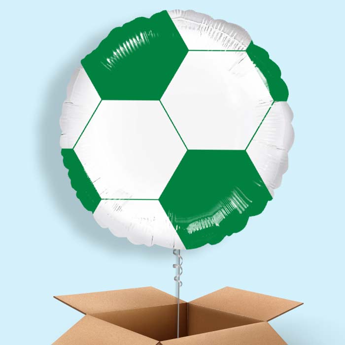 Green Football Balloon in a Box - 1 Balloon | Small Indoor Plants