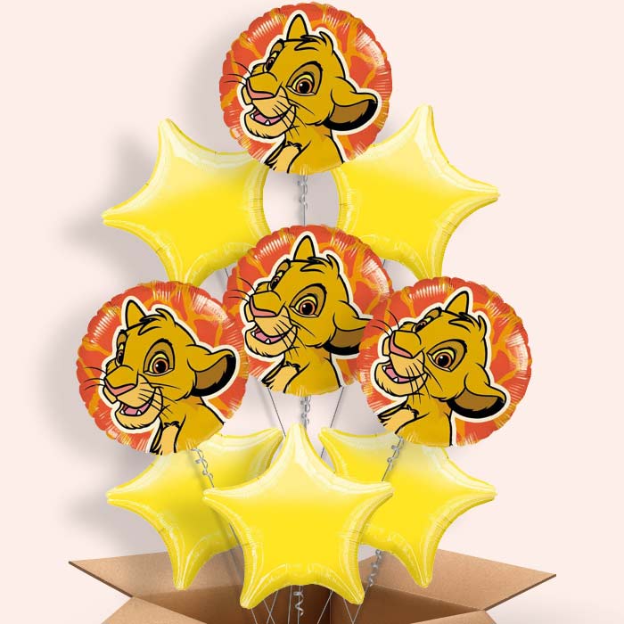 Lion King Helium Balloons in a Box - 9 Balloon | Small Indoor Plants