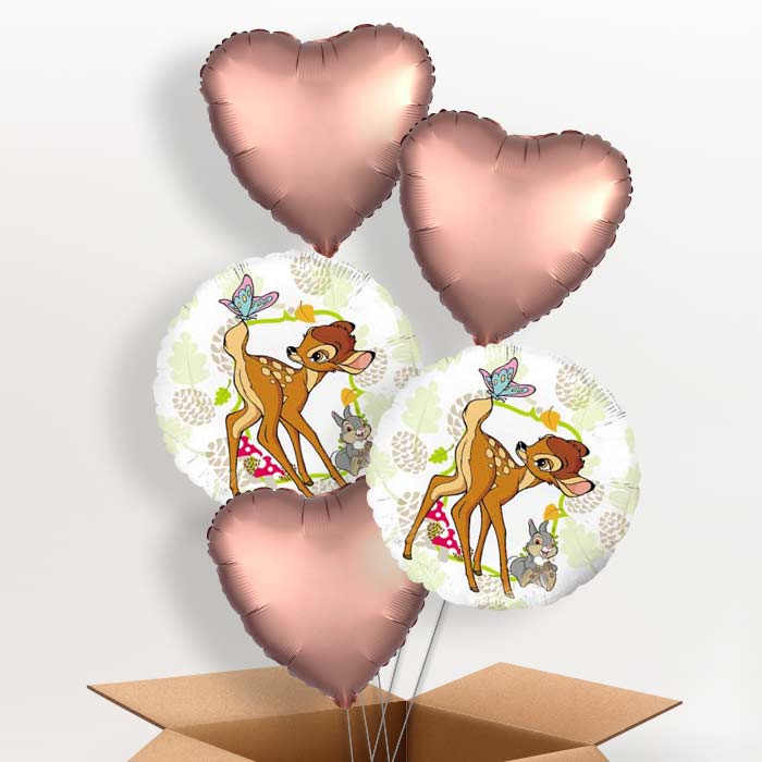 Bambi Balloon in a Box - 5 Balloon | Small Indoor Plants